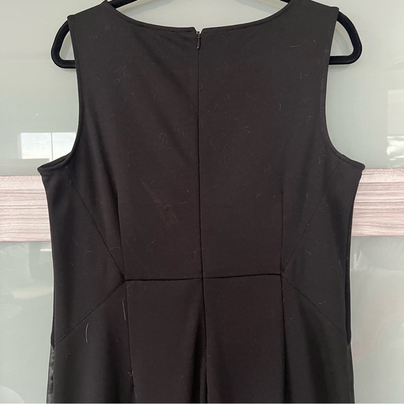 Faux leather and jersey dress - Picture 6 of 7